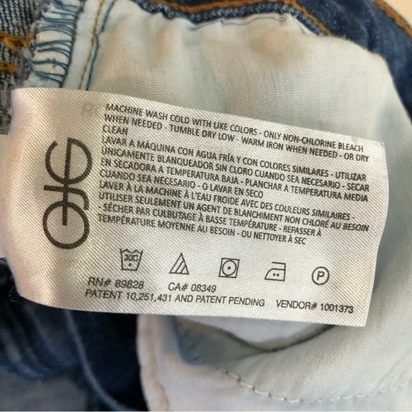 Ella Moss high rise straight jeans ankle length stretch 27/4 - Picture 9 of 10